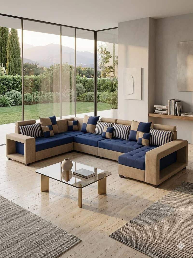 9seater sofa set/L shape sofa/corner sofa/sofa set/U shape sofa 4