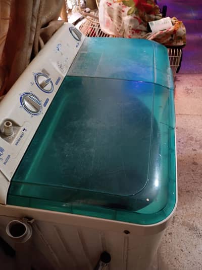 Haier washing machine double