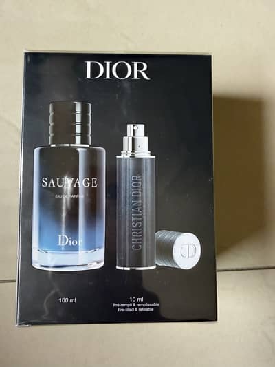 Dior Sauvage Eau de Parfum 100ml + 10ml Travel Spray Refillable