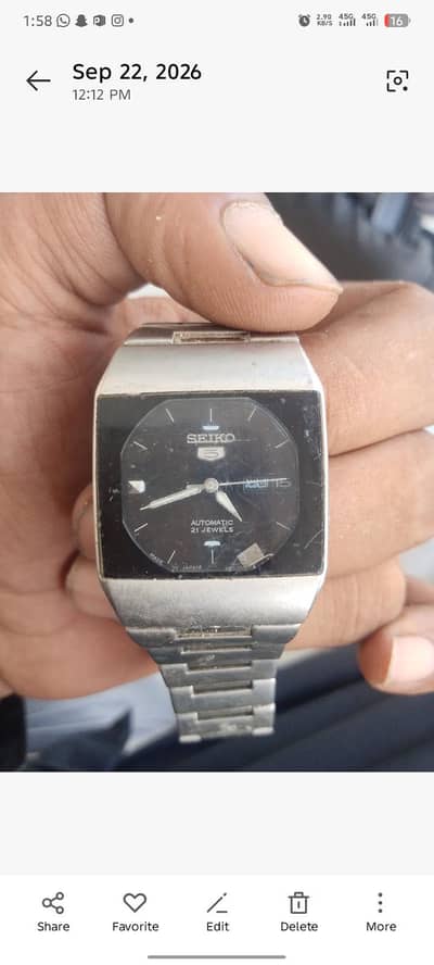 Original Seiko 5 Automatic 21 Jewels - Made in Japan - 100% Original