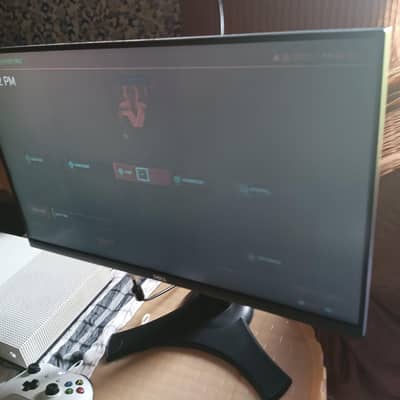 24" Inches Borderless LED 75HZ With Build In Speakers.