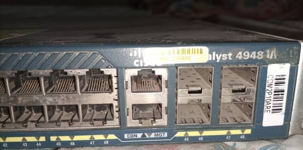 Cisco Catalyst Switch 4948-10GE - Network Manageable Switch 48 ports