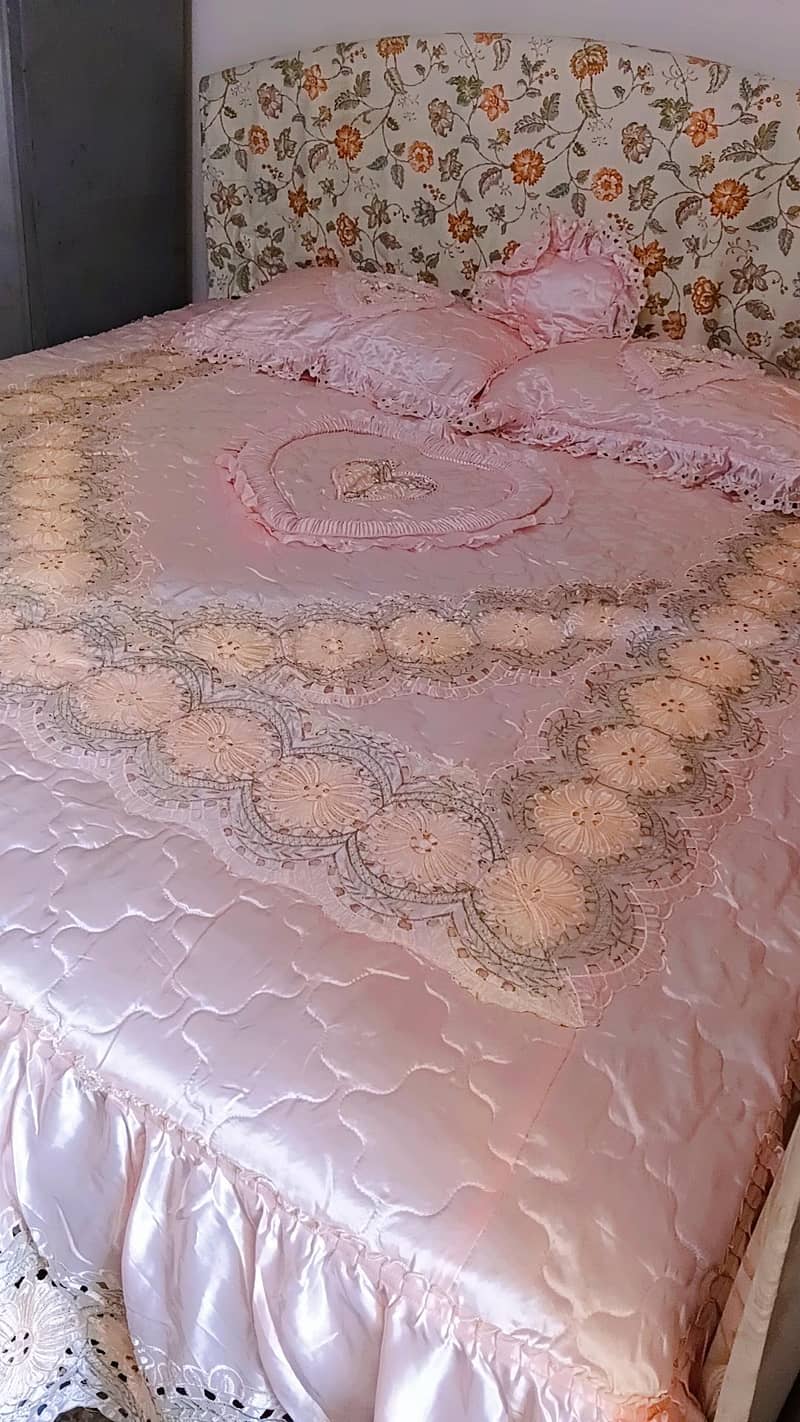 Fancy bridal bedsheet 1