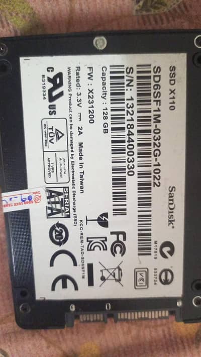128gb SSD for laptop