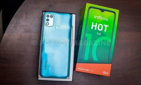 Infinix Hot 10 Play 4 64 official pta with box