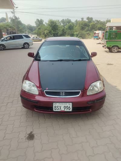 Honda Civic Prosmetic 1998 Modal Punjab Number Biomatric on the Spot