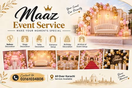 Wedding Setup Decoration, Bridal shower Decoration,Ballon Decoration