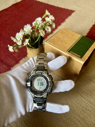 CASIO PRO TREK TRIPLE SENSOR – 10 BAR | 10/10 CONDITION | LIKE NEW