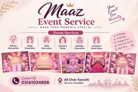 Ballon Decoration,Even Service with Ballon, Best Event Services