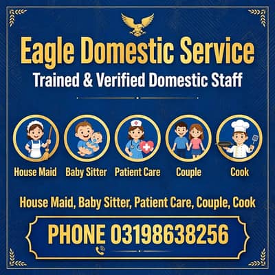 Baby sitter | Nanny | Maid | Driver | Kitchen Helper | Cook | Sweeper