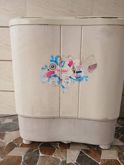 Haier washing machine with dryer