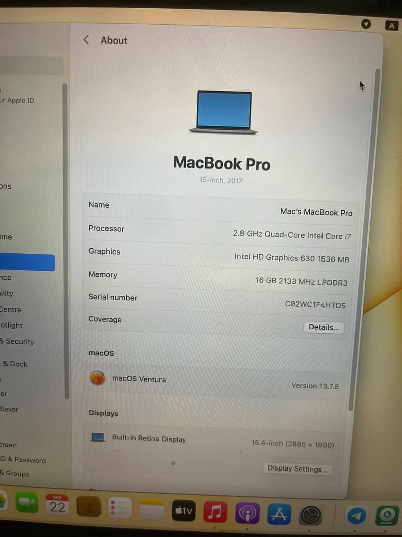 MAC'S MACBOOK PRO 1
