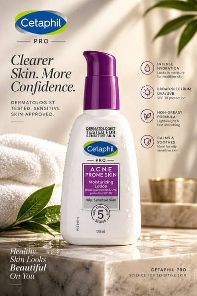 Cetaphil PRO Acne Prone Skin Moisturizing Lotion 120ML