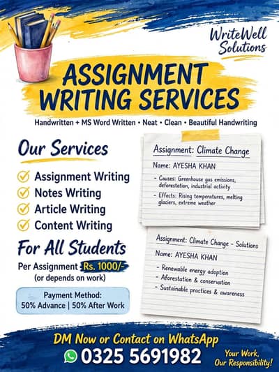 Assignment writing services