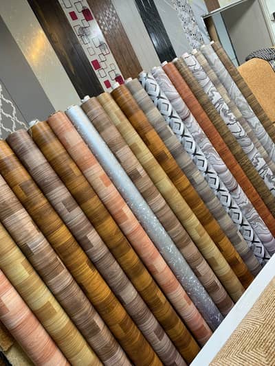 Flooring Premium Vinyl Sheet- Wooden & Marble Designs in Karachi