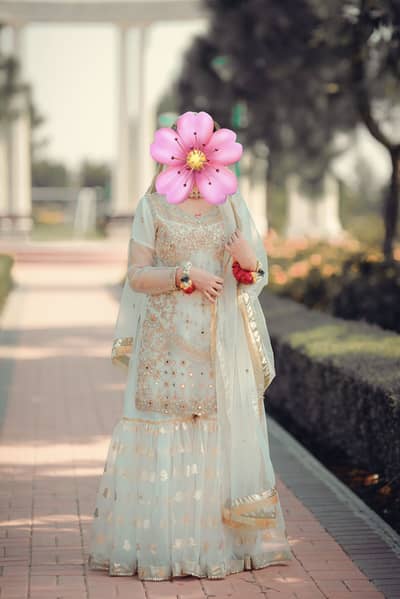 Nikkah gharara shirt/dress