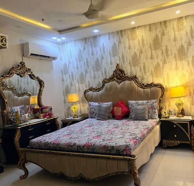 king size bed set with dressing table