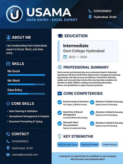Professional CV / Resume Making - 30 Min Me PDF - Karachi