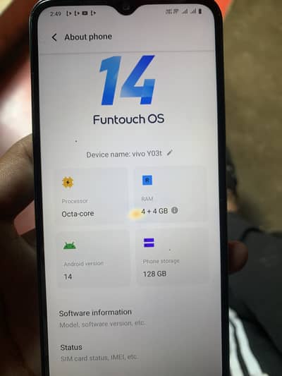 Vivo Y03t