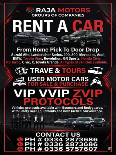 Rent A car travel and tourism
