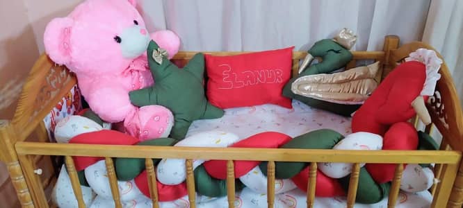 Baby cot available for sale in good condition