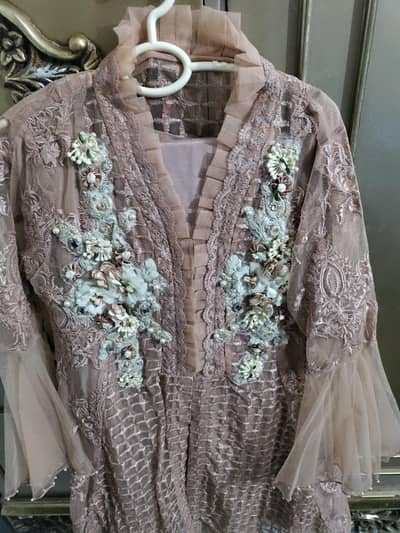 airline shirt trawser ND net dupatta