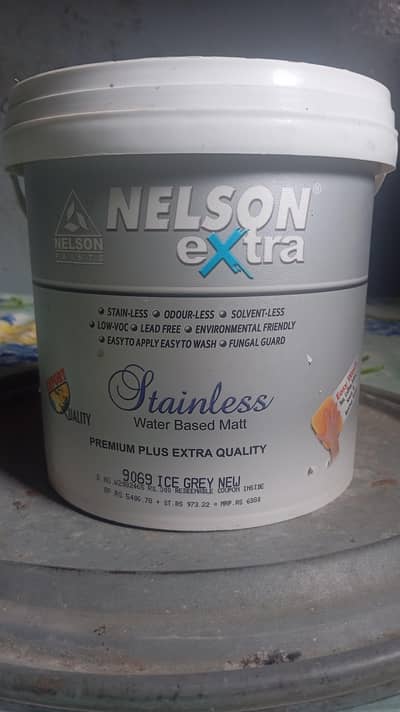 Nelson Extra 9069 Ice Grey Wall Paint – New Sealed
