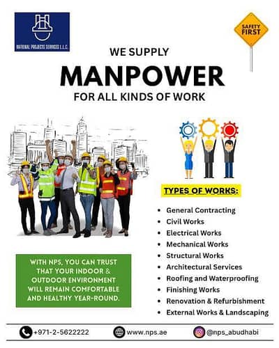 Manpower & General Services Available