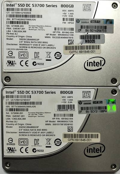 Intel® SSD DC S3700 Series (2.5" Enterprise SATA SSD)