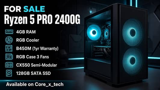 ryzen 5 pro 2400G PC