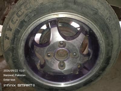 55000 13 inch rims and tires