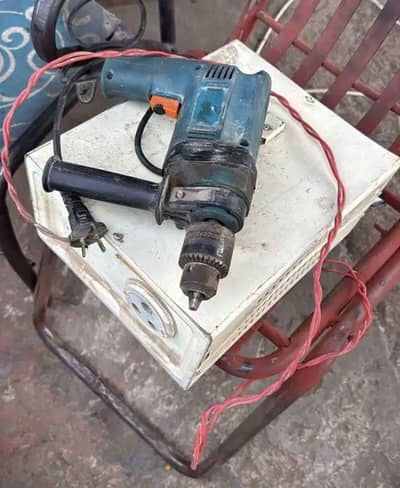 Drill machine pPR heat gun and sheet cutter
