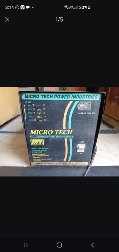 micro theck ups 1500 wats