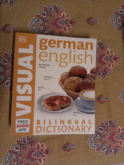 Dk Jarman English bilingual visuals Dictionary with Free audio aap ori