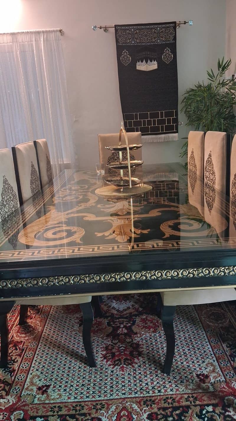 8 chairs dining table 9