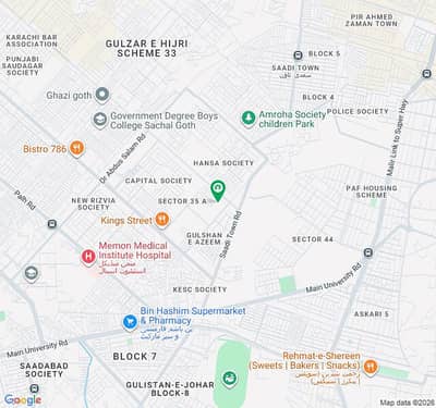 FLAT FOR RENT DANIYAL RESIDENCY SCHEME 33 NEAR SAFOORA CHURANGI RIM JHIM TOWER . CONTACT 0.3. 31.83. 81.5. 86