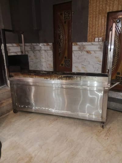 Awesome Qulait BBQ Counter with  Roof