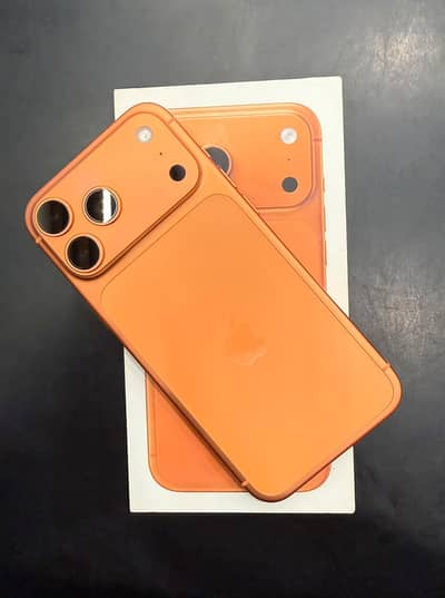 **iPhone 17 Pro Max 256GB | Cosmic Orange | PTA Approved | 9.5/10**