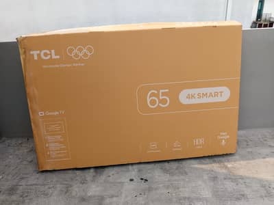 TCL 65 Inch 4K Smart Google TV | SLightly Used| Still Under Warranty