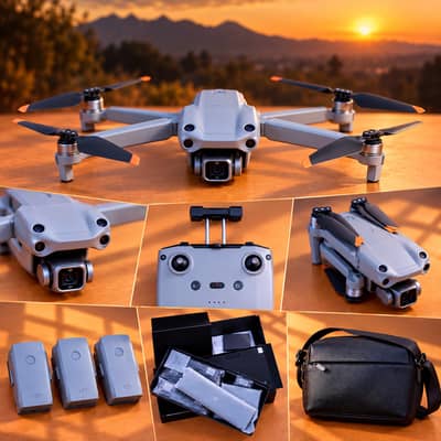 Mavic AIR2S Dji drone camera with All accesories