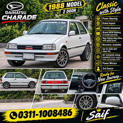 Daihatsu Charade 1988 (Anda Shape) – Urgent Sale