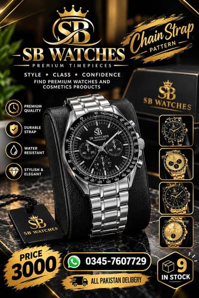 Luxury Premium Watches for Men – Stylish & Elegant Design