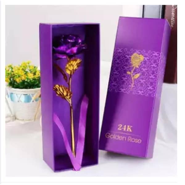 RN Anniversary Gift: 24K Gold Foil Rose Bouquet for Wife or Girlfriend