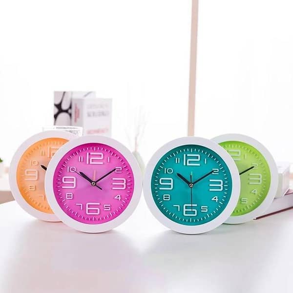 Alarm Clock - Creative Character Design for Students, Bedroom Desk Use, Mute, Cute Cartoon Style