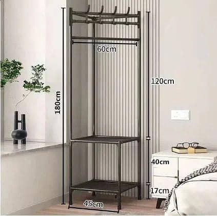 RN Cloth Stand Hanging Rack Organizer