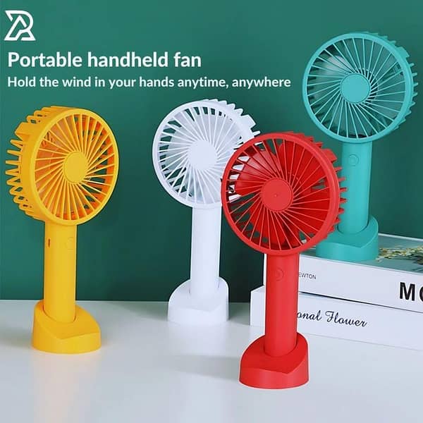 RXN Mini Fan: Portable Desk Fan, USB Rechargeable High-Velocity Personal Fan (1Pcs) by Atmad PK