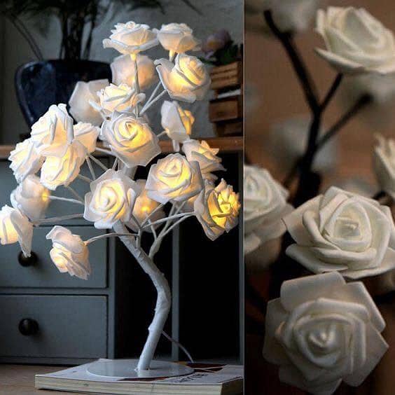 RN Rose Table LED Lamp Desk Night Light