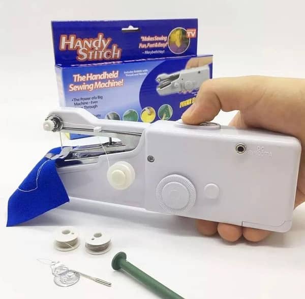 rn Sewing Machine Mini Handy Stitch Machine | Portable Battery-Operated Handheld Sewing