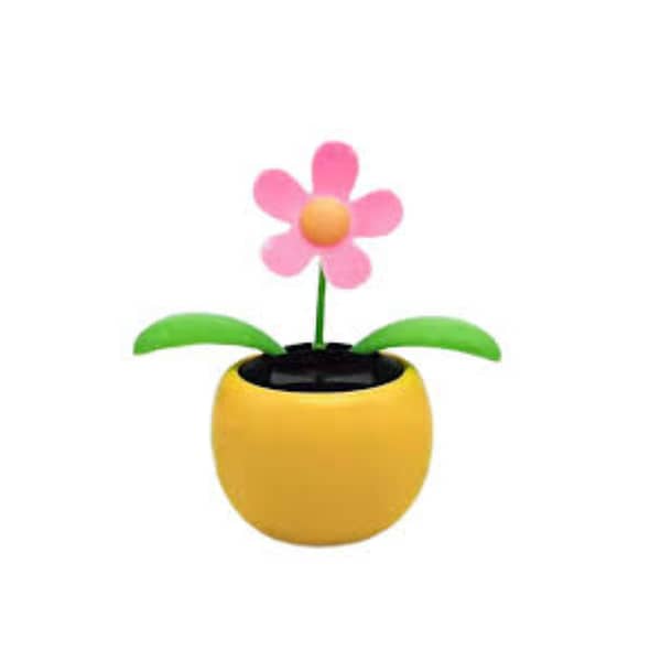 RXN Car Decoration Solar Power Dancing Flower