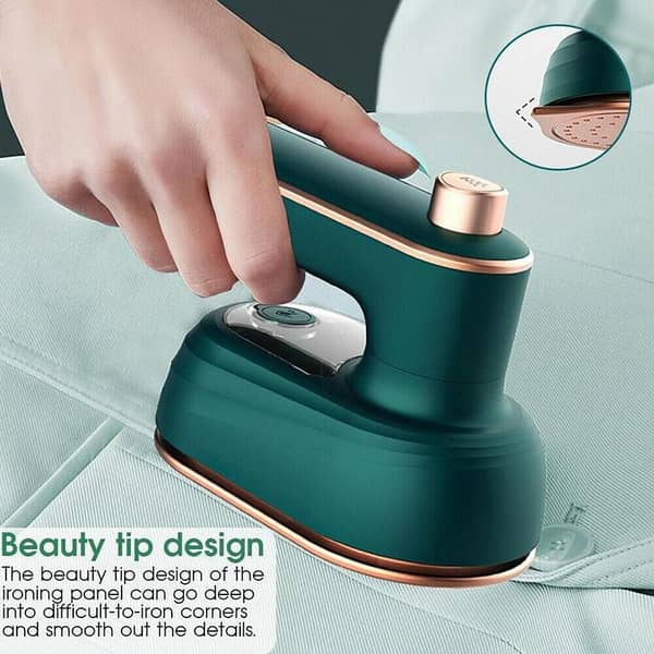 RN Professional Micro Steam Iron: Portable Mini Handheld Garment Steamer for Dry and Wet Ironing at Home or While Traveling